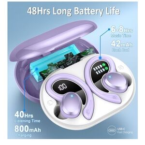 Rulefiss Q38 True Wireless Earbuds with Charging Case